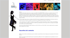 Desktop Screenshot of eddespacedanse.com
